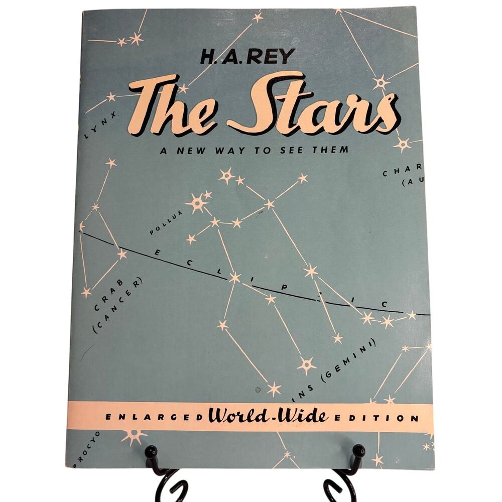 VTG 1980 H.A. Rey's The Stars, A New Way to See Them Book, PB, VG